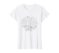 World'S Best Teacher | Mejor Profesora del Mundo Camiseta gráfica económica, Mujer, Blanco, XS