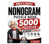 Worlds Biggest NONOGRAM Puzzle Book - over 5000 puzzles from Easy to Legendary: Massive XXL Collection Including Solutions • Hours of Brain-Training Fun for Kids, Teens, Adults & Seniors