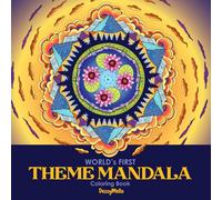 World's first theme mandala coloring book: 30 Unique simple, easy Mandala Coloring Book for Teens & Adults | Animal, Butterfly, Floral, Chakra, Zen & ... Mindful relaxation Perfect for Gifting