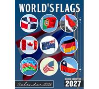 World's Flags Calendar 2026: 15 Months from January 2026 with Diverse Flags Around the World, Ideal for Thoughtful Gift & Planning | Large Size Book