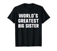 World'S Greatest Big Sister Funny Family Camiseta