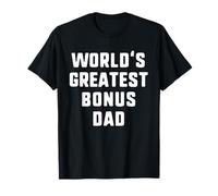 World'S Greatest Bonus Dad Funny Family Camiseta
