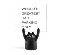 World's Greatest Dad Father's Festival - Soporte para notas, diseño de gato negro