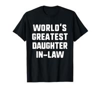 World'S Greatest Daughter-In-Law Funny Family Camiseta