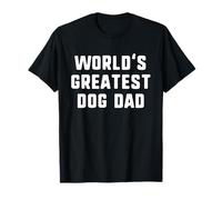 World'S Greatest Dog Dad Funny Family Camiseta