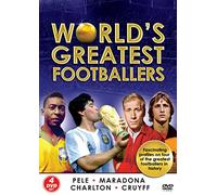 World's Greatest Footballers - Pele, Diego Maradona, Bobby Charlton & Johan Cruyff - 4 DVD BOXSET [Reino Unido]