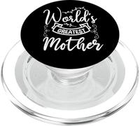 World'S Greatest Mother For Mommy Happy Mothers Day PopSockets PopGrip para MagSafe