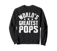 World'S Greatest Pops Dad Papa Grandpa Father's Day Sudadera