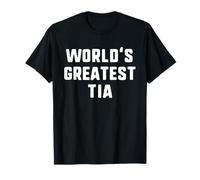 World'S Greatest Tia Funny Family Camiseta