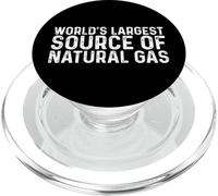 World'S Largest Source of Natural Gas PopSockets PopGrip para MagSafe