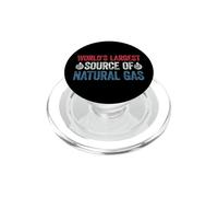 World'S Largest Source of Natural Gas PopSockets PopGrip para MagSafe