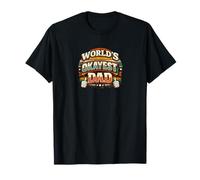 World'S Okayest Dad Retro Vintage Funny Dad Humor Graphic Camiseta