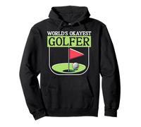 World's Okayest Golfer Golf Player Golf Lover Game Hombres Niños Sudadera con Capucha