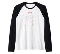 World'S Okayest Jaden Funny Personalized Custom Jaden Camiseta Manga Raglan