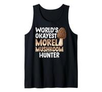 Worlds Okayest Morel Cazador de hongos Morillas de búsqueda Camiseta sin Mangas