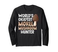 Worlds Okayest Morel Cazador de hongos Morillas de búsqueda Manga Larga