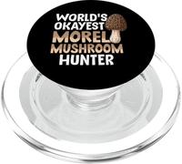 Worlds Okayest Morel Cazador de hongos Morillas de búsqueda PopSockets PopGrip para MagSafe