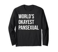 World'S Okayest Pansexual Pan Pride LGBT Gay Queer LGBTQ Manga Larga