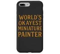 World'S Okayest Pintor Miniatura Divertido Hobby Gamer Diseño Carcasa para iPhone 7 Plus/8 Plus