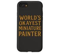 World'S Okayest Pintor Miniatura Divertido Hobby Gamer Diseño Carcasa para iPhone SE (2020) / 7/8