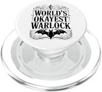 Worlds Okayest Warlock Humor Fantasía Diseño PopSockets PopGrip para MagSafe