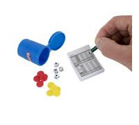 Worlds pi piccolo gioco da tavolo in miniatura Yahtzee | Perfetto per le serate di gioco in famiglia | Gioco di viaggio | Divertimento per tutte le