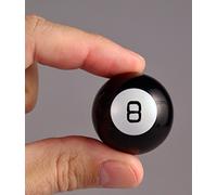 Worlds Smallest Magic 8 Ball - Versión en Miniatura del clásico Juguete Fortune Teller, Totalmente jugable y preciso al Original, Incluye 10 respuestas positivas, negativas y Neutras, SI514