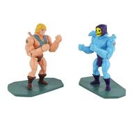 Worlds Smallest Rock 'Em Sock 'Em Robots - He-Man vs. Skeletor, Juego Retro en Miniatura, Robots de Lucha, golpea su Bloque. para niños y Adultos a Partir de 8 años