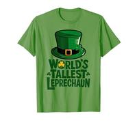 Worlds Tallest Leprechaun St Patricks Day Funny Irish Camiseta