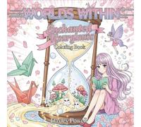 Worlds Within: Enchanted Hourglass Coloring Book - 40 Whimsical Fantasy Scenes with Anime Girls in Glass Worlds - Creative Escape and Relaxation (Anime Coloring Book)