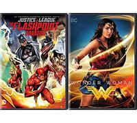 Worldwide Crisis Movie 2 Pack DVD DC Wonder Woman Super Hero Film + Flashpoint Justice League Animated Feature Comic 2-pack