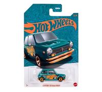 Worldwide Nutrition Paquete compatible con Hotwheels 56th Pearl y Chrome 2024 fundido a presión - Honda N600 personalizado '70 - Edición exclusiva de aniversario con tema turquesa y color cobre