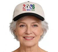 worlld cup Football 2026 Baseball Cap - Soccer Hat | Sports Sun Protection Caps | 2026 worlld cup Printed Baseball Cap | Lightweight Sun Protection Hat For Fans Stadium Travel Photography Parade
