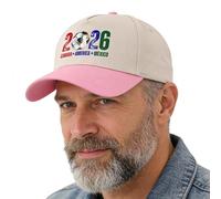 worlld cup Football 2026 Baseball Cap - Soccer Hat | Sports Sun Protection Caps | 2026 worlld cup Printed Baseball Cap | Lightweight Sun Protection Hat For Fans Stadium Travel Photography Parade