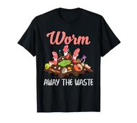 Worm Farm Compost: Elimina los residuos del vermicompostaje: Humor Camiseta