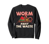 Worm Farm Compost: Elimina los residuos del vermicompostaje: Humor Sudadera