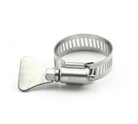 Worm Gear - Abrazadera para pantalones (2-10 unidades, acero inoxidable, ajustable, 6-95 mm, para tuberías de agua, automotores, mecánicas, plumbing e industriales Air Fuel Line Reparación (52-76 mm