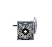 Worm Gear Reducer NMRV30-VS, 9mm Input 14mm Output Shaft, 5-80:1 Speed Ratio for Industrial Automation(Ratio 10 to 1,IEC Flange 63B5)