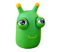 Worm Squeeze Gadget - Eye Pop Toy for Classrooms | 3.15 Inches, Flexible PVC Casing with Rubber Bulbs, Funny Pinch Animal for Coworkers, Soft Hand Tension Reliever, Hilarious Novelty Prize Kids