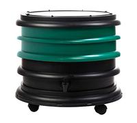 WORMbox | Vermicompostador Compostera 2 bandejas Verde Oscuro - 32 litros - Composta residuos orgánicos, lombrices producen Humus de Lombriz