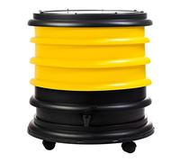 WORMbox | Vermicompostador Compostera 3 bandejas Amarillo | 48 litros | Composta residuos orgánicos, lombrices producen Humus de Lombriz