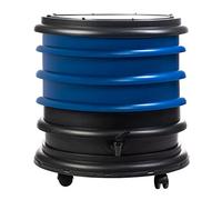 WORMbox | Vermicompostador Compostera 3 bandejas Azul | 48 litros | Composta residuos orgánicos, lombrices producen Humus de Lombriz