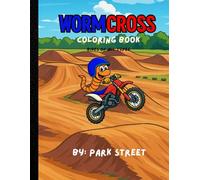 WormCross Coloring Book: Motor cross mayhem Worm Edition