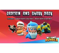 Worms Rumble - Captain & Shark Double Pack Steam Worldwide PC
