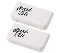 Worparsen Pillbox dispensador dispensador de piña 3 rejillas dispensador de pastillero a prueba de humedad rejilla diseño C