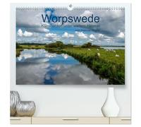 Worpswede - Künstlerdorf unter weitem Himmel (hochwertiger Premium Wandkalender 2026 DIN A2 quer), Kunstdruck in Hochglanz: Worpswede, das Künstlerdorf mit dem endlos weiten Himmel