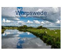 Worpswede - Künstlerdorf unter weitem Himmel (Tischkalender 2026 DIN A5 quer), CALVENDO Monatskalender: Worpswede, das Künstlerdorf mit dem endlos weiten Himmel