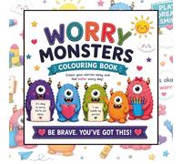 Worry Monsters Coloring Book for Kids: Cute & Calming Monster Coloring Pages to Accompany the Worry Monsters Journal