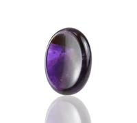 Worry Stones Amethyst Crystal Rock for Kids, Chakra Crystals and Healing Stones, Oval Palm Stone, Thumb Stone, Crystals for Beginners, Spiritual Gifts for Women, Meditation Accessories (1PCS)
