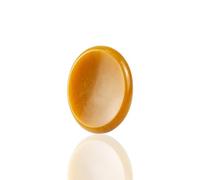 Worry Stones Citrine Crystal for Kids, Chakra Crystals and Healing Stones, Oval Palm Stone, Thumb Stone, Crystals for Beginners, Spiritual Gifts for Women, Meditation Accessories (1PCS